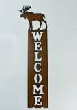 Rusted Iron Welcome Signs