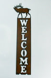 Rusted Iron Welcome Signs