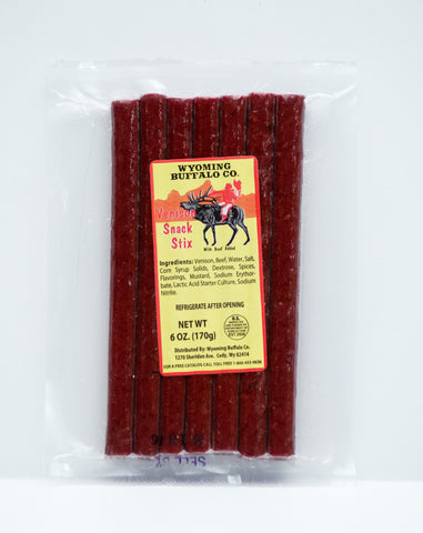 Wild Game Snack Sticks- 6oz. – Wyoming Buffalo Company